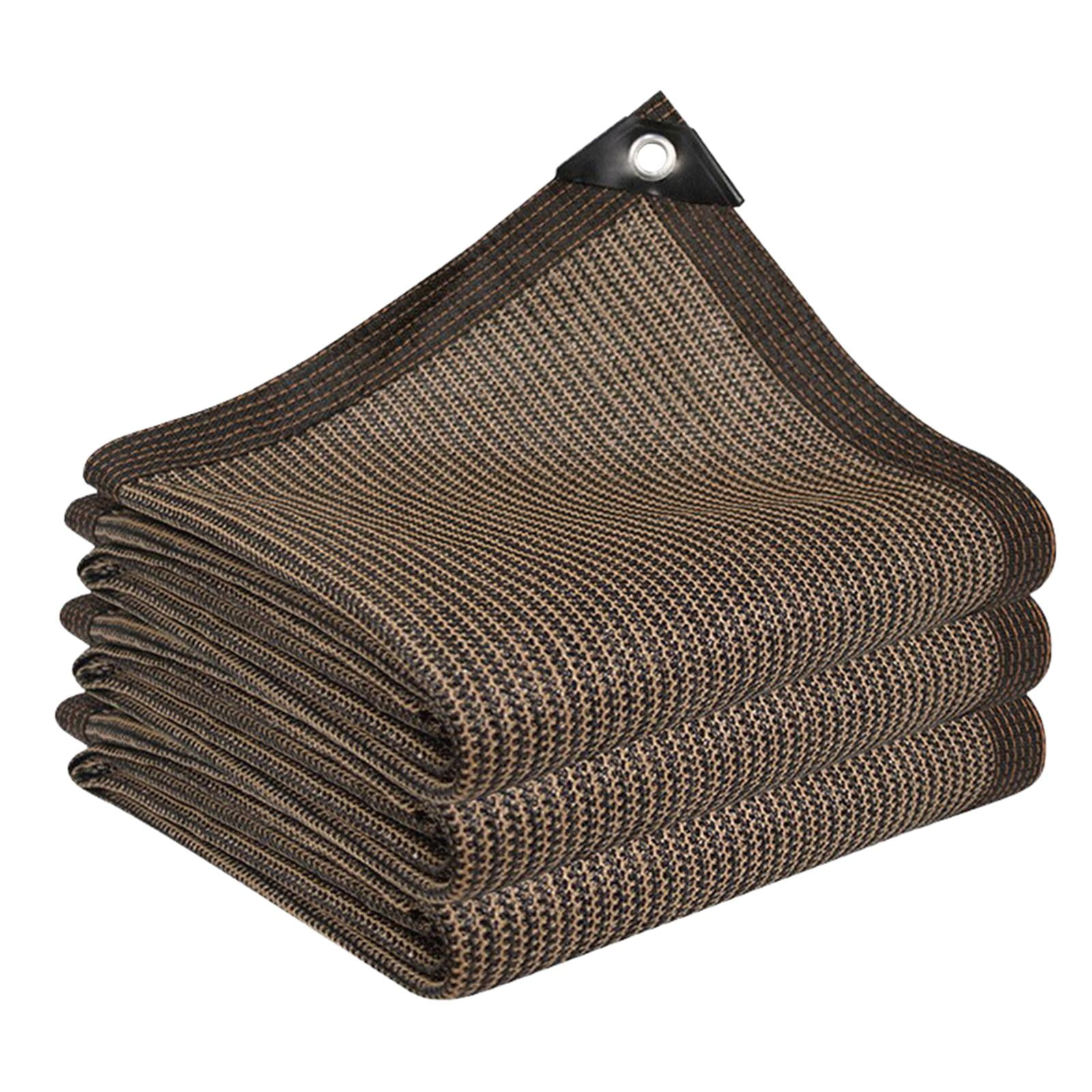 Shade Cloth Netting Mesh Gardening Sunshade Heavy Duty Awning Cover Canopy Netting Blocks Net Shade for Lawn Outdoor Backyard Beach Balcony 3Mx5M