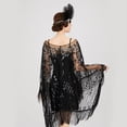 thumbnail image 5 of Women Evening Cape Soft Satin Evening Scarves Wedding Bridal Cape Shawl Wraps Sequin Evening Cape Gatsby Party Bridal Shawl For Evening Dresses, 5 of 7