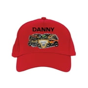 Personalized Monster Jam Madness Baseball Hat, Red