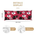 thumbnail image 3 of Naloa Cute Dog Body Pillow Cover, Pillowcases with Hidden Zipper Breathable Long Pillow Case (Pillows are not included,20x54 inch), 3 of 7