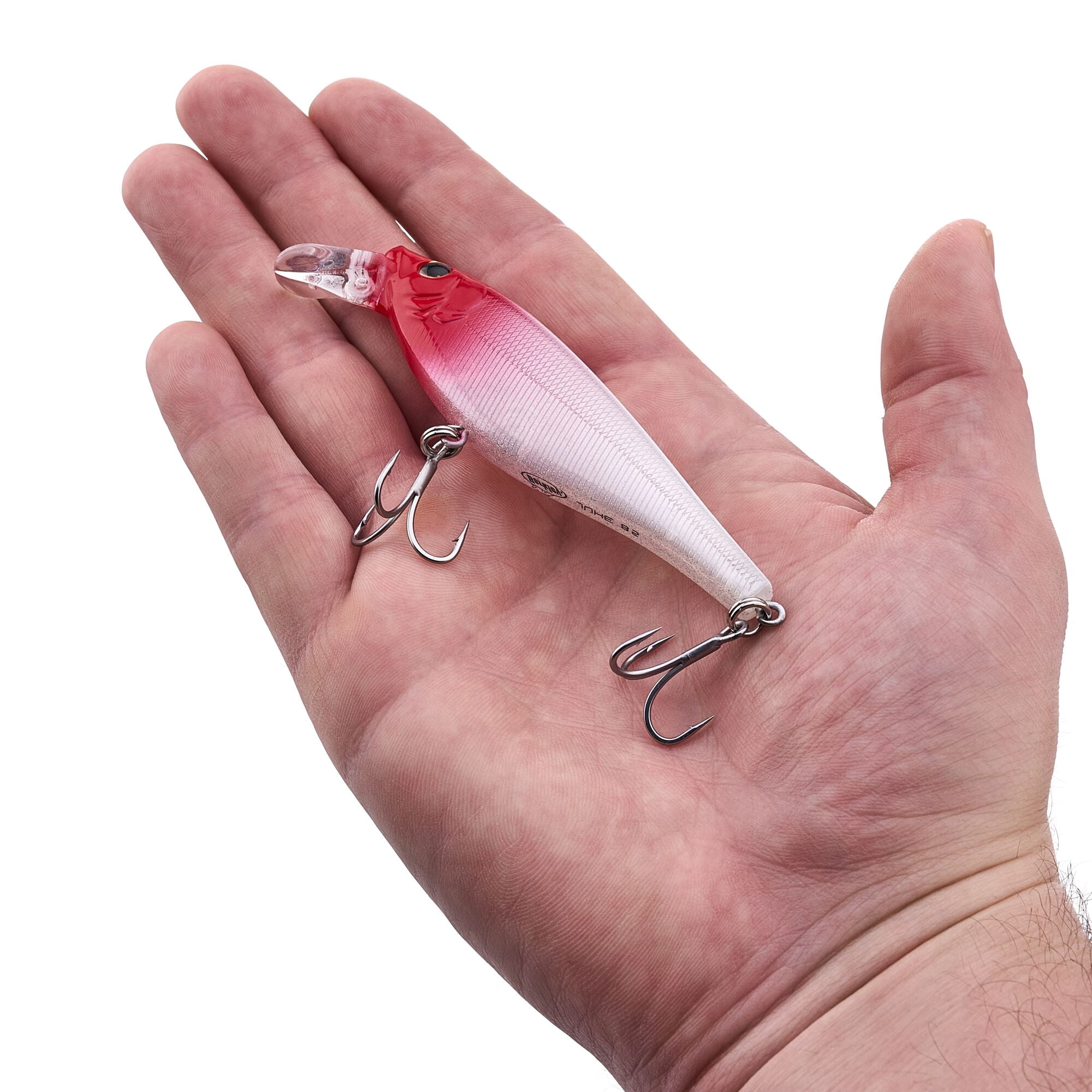 Berkley Juke Saltwater, 3.5 in, Crankbaits, Red Head (1 Count)