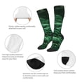 thumbnail image 3 of Sikiie Ferns Leave Green Foliage Knee Socks, High Socks Long Stretchy Sock Women Knee High Stocking, Long Socks for Women, 3 of 6