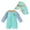 Green, variant on Gubotare Baby Boy Swimsuit One Piece Toddler Baby Boys Swimsuit Long Sleeve One Piece Zipper Bathing Suit Swimwear Rash Guard with Sun Hat 0 3 Months (Blue,2-3 Years)