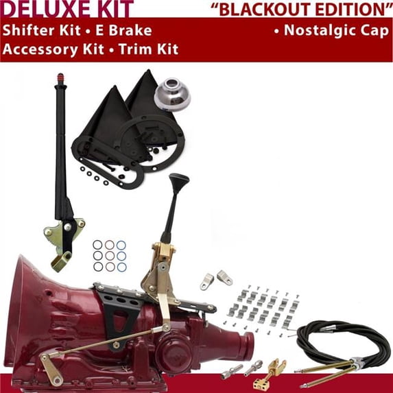 American Shifter 2004R Shifter Kit 6 in. E Brake Cable Clamp Clevis Trim Kit for D4C93