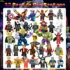 32 Pcs Action Figures Building Blocks Toys Set, Collectible 1.77-2.95 Inchs Hulk Iron Man Scarlet Witch Minifigures Building Toys for Boys Kids Fans Gift for Birthday, Christmas