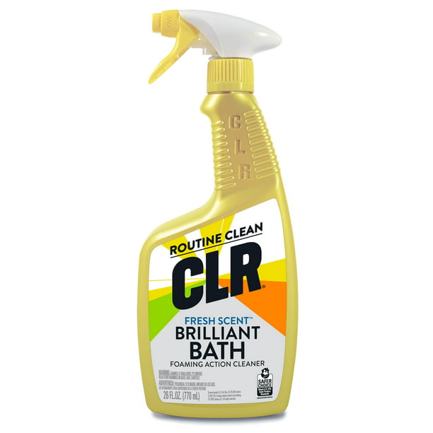 CLR Brilliant Bath Foaming Multi-Surface Cleaner, Fresh Scent, 26 fl oz - Walmart.com - Walmart.com