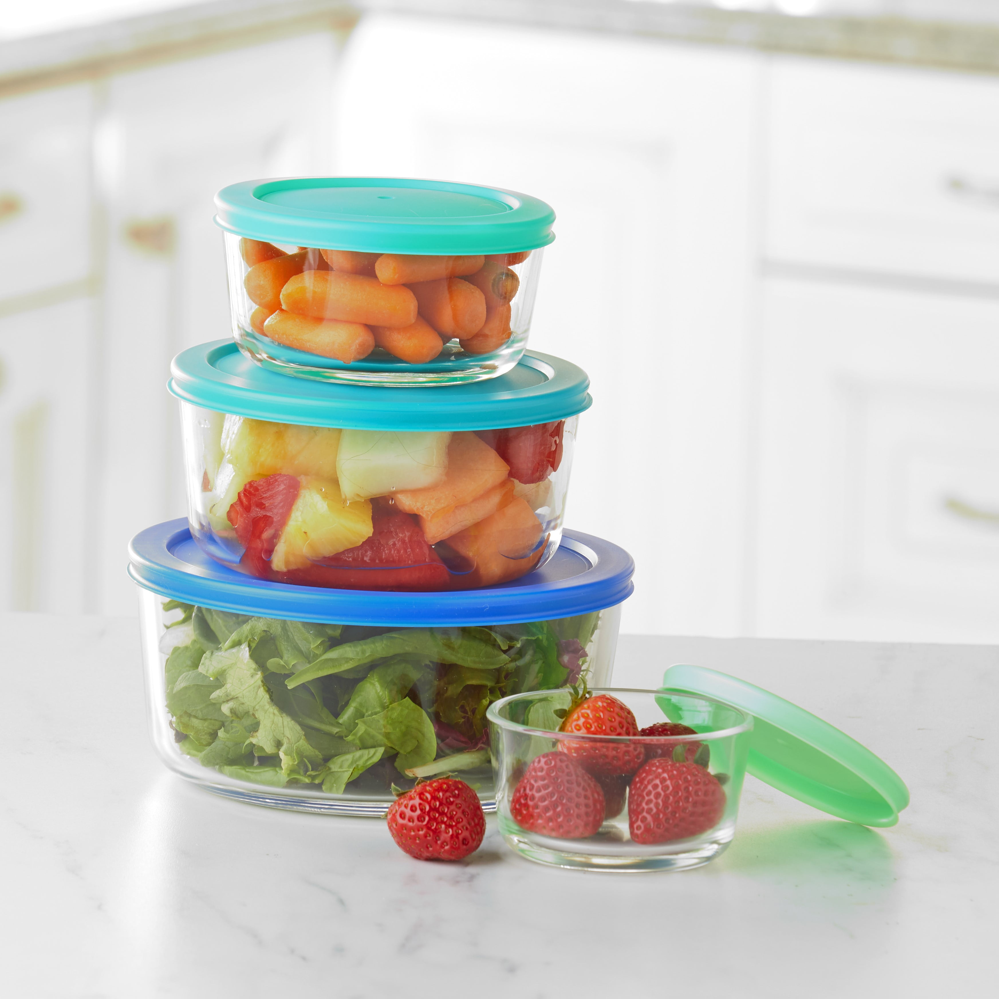 big w glass storage containers