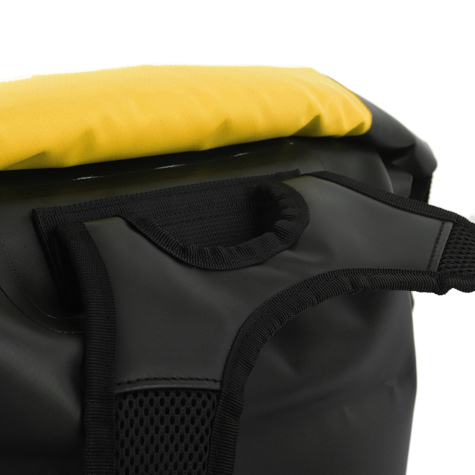 Nieyigj Heavyweight Water Resistant Dry Bag 25L Dry Wet Separation Hiking Dry Backpack with Shoulder Strap for Outdoors Activities Yellow 16.5 inches / 42 cm