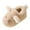 Khaki, variant on XIMIN Toddler Girls Thick Sole Slippers Cute Kitty Platform Non-slip Soft Fluffy Warm Plush House Shoes Indoor Outdoor Shoes Fluffy Winter Warm Slippers