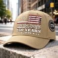thumbnail image 4 of UngA 250th Anniversary USA Hat Celebration Patriotic Hat Adjustable 1776-2026 Retro Denim Casual Cap for Men Women,One Size, 4 of 4