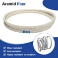 thumbnail image 3 of Uxcell Cord Mower Deck Belt 1/2" x 100" Aramid Replacement Cord Deck Drive Belt for 754-05021A 954-05021A B195405021 265-435, Gray, 3 of 6