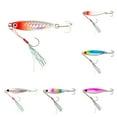 thumbnail image 3 of Windfall 1Pc Fishing Lure, 5cm 10g Metal Sequin Simulation Fish Fishing Bait Hard Lure with Double Hooks - Strengthened Triple Hook, Ice and Saltwater Lures Bait for Trout Walleye and Flounder, 3 of 6