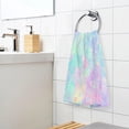 thumbnail image 5 of GZHJMY Colorful Print Hand Towels Set of 2, Highly Absorbent Soft Cotton Face Towels Bathroom Decorative Towel for Beach Gym Spa Shower, 16x28In Washcloths, 5 of 7