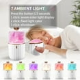 thumbnail image 2 of Rechargeable Salt Lamp - Himalayan Salt Lamp 2 in 1 Crystal Salt Lamp Essential Oil Diffuser, 7-Color Light Salt Lamp Night Light for Living Room, Bedroom, White, 2 of 7