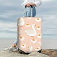 thumbnail image 4 of Wukai Geese and Flower Elastic Luggage Cover: Personalized Protection for Your Suitcase - Fits 19~29-inch, Washable & Durable Travel Companion-X-Large, 4 of 8