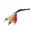 Black, variant on Video Cord AV Super S for N64 Cube Audio Game Adapter Game Accessories