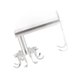 thumbnail image 1 of Ganchos Giratorios, Soporte de Carga Fuerte, Colgador de utensilios de cocina de aluminio, Utensilio de cocina giratorio, Colgante de pared, 1 of 7