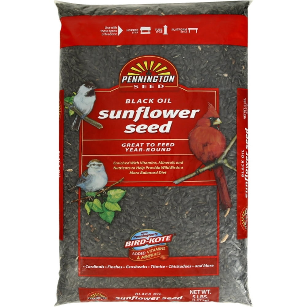 Pennington Black Oil Sunflower Seeds, 5 Lb.