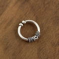 thumbnail image 2 of QQTDFG Bali Ear Cuff 925 Sterling Silver Clip-on SINGLE Earring Ring A1563-B - 1 piece, 2 of 3