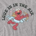 thumbnail image 4 of Sesame Street Elmo Love is in the Air Kids T Shirt for Youth Boys and Girls, Athletic Heather, X-Small, 4 of 5