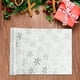 thumbnail image 4 of Decoraciones navideñas, bandera de mesa con lámina dorada, tela de nailon, decoración para fiestas, copos de nieve navideños, camino de mesa de nailon para reuniones navideñas, 4 of 6