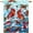Polyester Pack, variant on Large Spring Summer House Flags 28x40 Double Sided Bluebird Garden Flag Floral Birds Flag for Outside Porch Yard Outdoor Flower Garden Decor