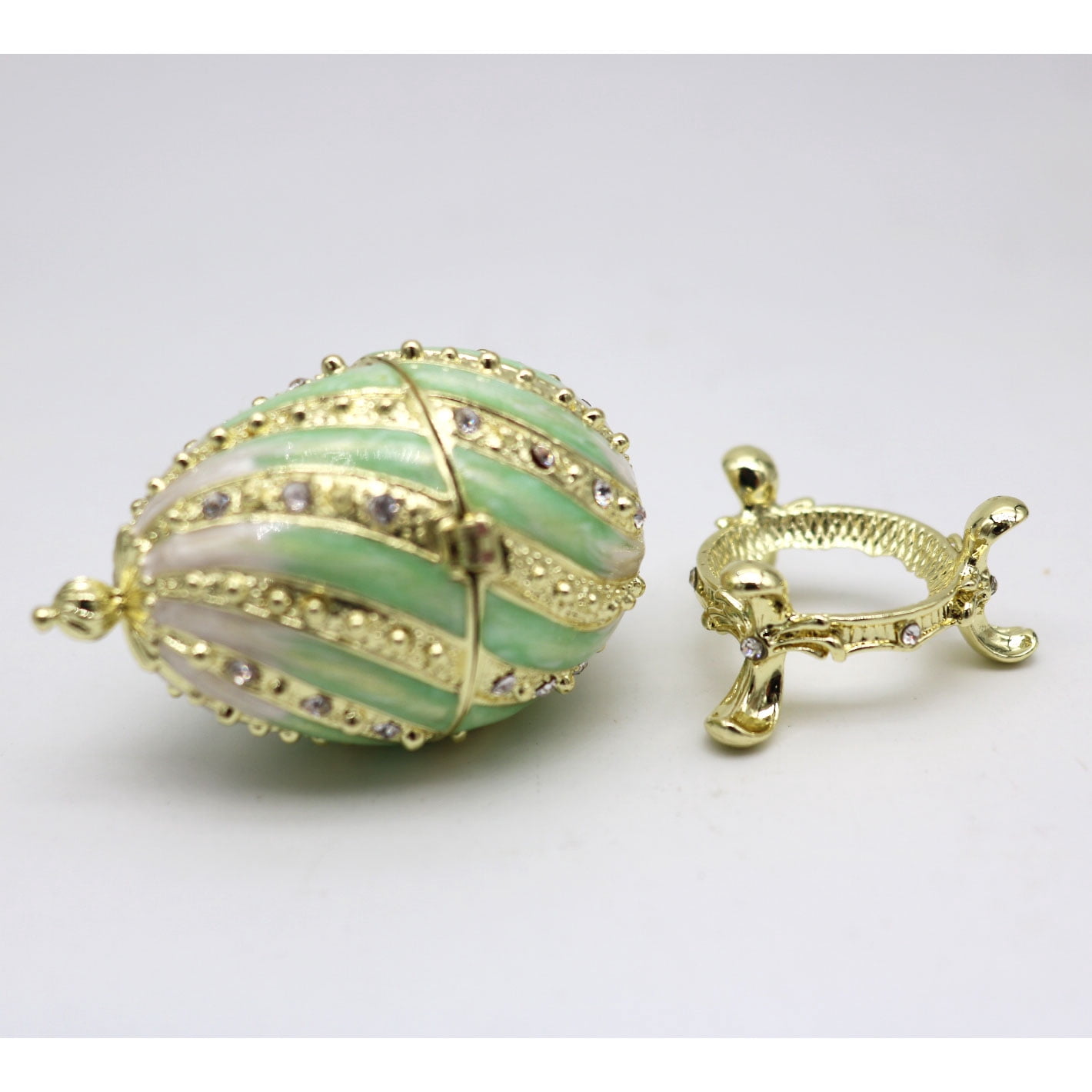 Easter Eggs Metal Craft Enamel Color 3Piece Decorative Home Accessories Jewelry Box Counter Display Trinket Box Creative Gift