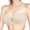 Light Yellow, variant on iHPH7 Front Closure Strapless Bras for Women Push Up Bra Non Slip Wireless Supportive Padded Bras Seamless Tube Comfortable Bra Beige L