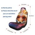 thumbnail image 5 of Pofeuu Color Splash Fox Portrait Print Automotive Car Seat Covers Flat Cloth Full Set Seat Covers,Car Seat Covers front seats for Cars Trucks and SUVs-1, 5 of 9