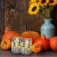 thumbnail image 3 of LumaBase Battery Operated LED Glass Candles with Moving Flame, Graveyard Dance - Set of 2, 3 of 7