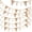 Beige, variant on Pre-Strung Burlap Pennant Banner, 39Ft Blue Triangle Flag Bunting, 36pcs Pennant Banner Flags Garland for Birthday, Winter, Holidays and Theme Party Decorations