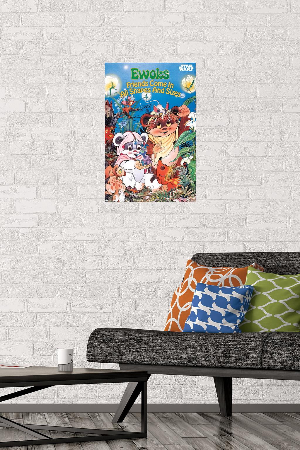 Star Wars: Ewoks - Friends Wall Poster, 14.725" x 22.375"
