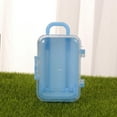 thumbnail image 6 of 2X Blue Mini Roller Travel Suitcase Candy Box Personality Wedding Luggage Trolley Case Storage, 6 of 6