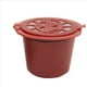 thumbnail image 2 of 20 Piezas Filtros de Cápsula de Café Recargables Reutilizables para con Cepillo de Cuchara Accesorios de Cocina Filtro de Café Rojo, 2 of 3