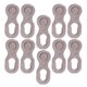 thumbnail image 5 of Conector de bicicleta de 10 piezas, accesorios de bicicleta de división rápida de alta resistencia, piezas reutilizables de aleación de aluminio para 678 plata Baoblaze cadena de bicicleta, 5 of 7