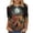 B-Black, variant on Cute Halloween Shirts Adults Kitten Witch 3/4 Sleeve Crewneck Tops Pumpkin Tee Bat Fall Festival Clothes L