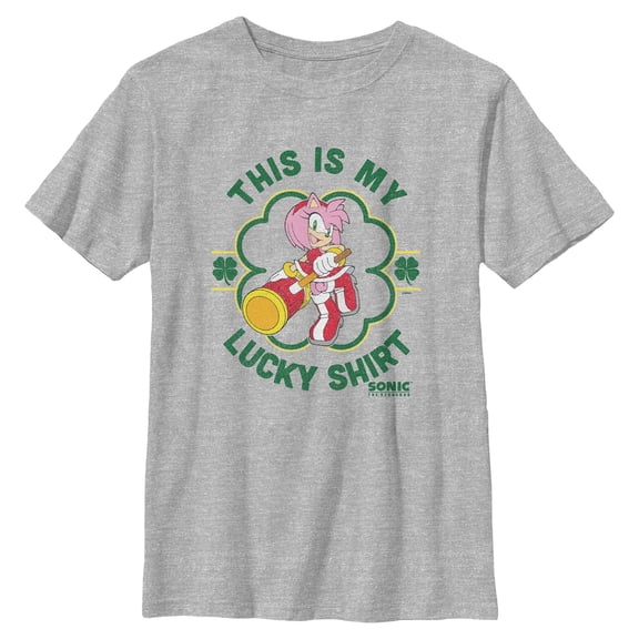 Boys Sonic the Hedgehog This Is My Lucky Shirt Amy T Shirt