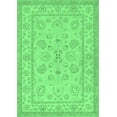 thumbnail image 1 of Ahgly Company Indoor Rectangle Oriental Emerald Green Traditional Area Rugs, 6' x 9', 1 of 4