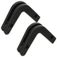 thumbnail image 1 of HEALEEP 2Pcs Black Wall Mounted Barbell Rack Barbell Holder Durable PP Material Gym Accessories for Home Use, 1 of 8