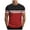 Red, variant on Mens Summer Shirts - Mens Crewneck T-Shirt Striped Short Sleeve Shirts Stretch Athletic Shirt Runing Workout Shirt Casual Basic Tees Top