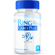 Ring Quiet Plus Advanced Tinnitus Support Supplement RingQuiet Natural Hearing Support 60 Capsules
