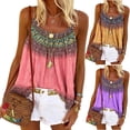 thumbnail image 2 of Valcatch Women Summer Tank Tops Vacation Loose Cami Spaghetti Strap Tunic Blouses, 2 of 3