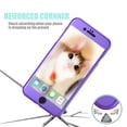 thumbnail image 3 of iPhone Case, Case For iPhone, iPhone Case With Screen Protector, Tekcoo [Purple] Ultra Thin Full Protection Anti-Scratch Hard Slim Cover Shell w/Tempered Glass Screen Protector Cover Skin, 3 of 4