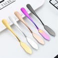 thumbnail image 2 of Holloyiver Stainless Steel Butter Knife, Butter Spreader, Breakfast Spreads,Cheese and Condiments Discount !, 2 of 5