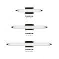 thumbnail image 2 of Rollins - Light Black And Chrome Multi Color Industrial / Transitional - LED Steel Wall Sconce, 2 of 10