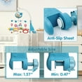 thumbnail image 4 of Musical Baby Crib Mobile with Projection Function & Night Light,Blue Hanging Rotating Rattles Remote Control Music Box,Toy for Infants 0-18 Months, 4 of 6