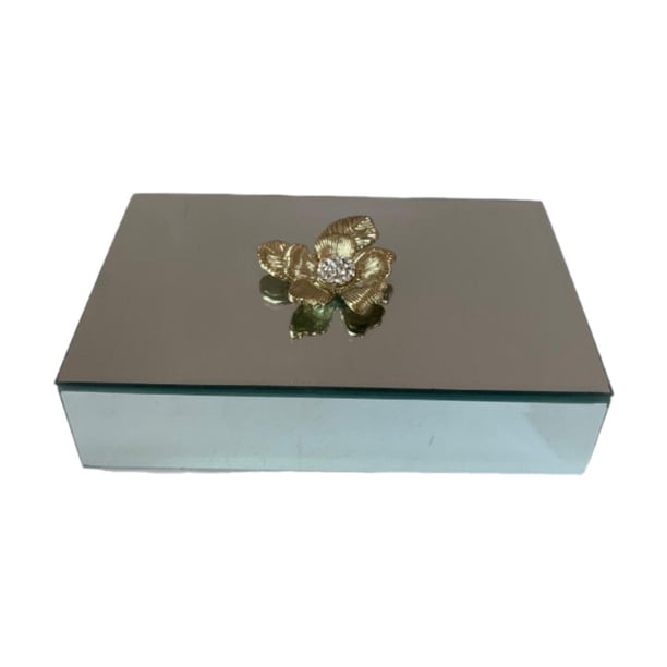 Anillos organizadores de joyeros Caja de bosque de joyería portátil Case de almacenamiento de contenedores para collar de pulseras Cumpleaños de boda
