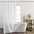 thumbnail image 2 of Ombre Shower Curtain Sets - for Bathroom Accessories Fabric Polyester Waterproof Modern Shower Curtain Liner with 12 Hooks White W72xL72, 2 of 6