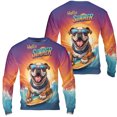 thumbnail image 3 of Retro Surfing Bulldog in Cool Sunglasses Hello Summer Waves All Over Print 3D Sweatshirt Unisex Merch Dog Lover Gifts Idea - 10001, 3 of 6