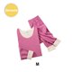 thumbnail image 3 of Qarigey Conjunto de ropa interior térmica de doble cara de lana sin costuras de cintura alta traje de lencería Unisex ropa de invierno ligera de felpa Prendas para la parte del cuerpo rojo 1 Qarigey AP013400-49, 3 of 6